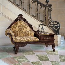 Victorian shop storage bench